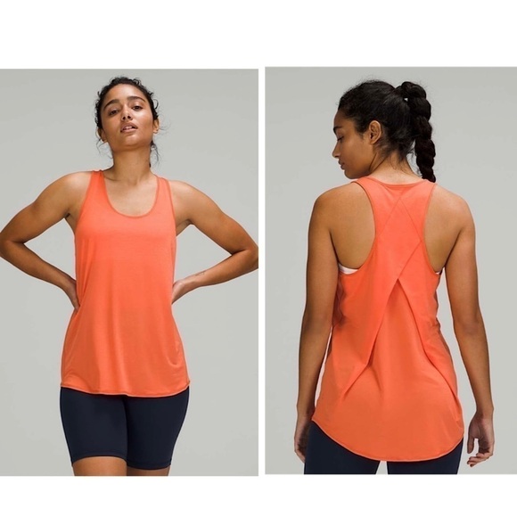 LULULEMON Essential Tank Top *Pleated- Warm Coral - Picture 1 of 10